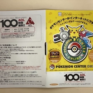 AOL ポケモンセンター オンライン CD-ROM 1999年頃 劇場版ポケットモンスター Pockemonの画像1