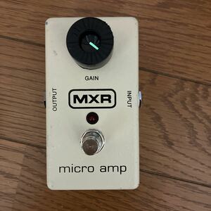 MXR マイクロアンプ　micro amp クリーンブースター 【送料無料】使用頻度激少！