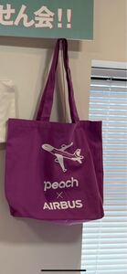 トートバッグ エコバッグ peach airlineのバックです