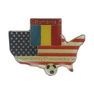 ピンズ ピンバッジ ピンバッチ FIFAワールドカップ サッカー ルーマニア 留め具付き