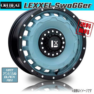 ホイール新品 1本のみ OFFBEAT LEXXEL SwaGGer MATアンビル&BLACKRIM 16インチ 6H139.7 5.5J+0 110.2 業販4本購入で送料無料