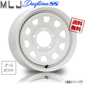 ホイール新品 4本セット MLJ デイトナ SS オールホワイト DAYTONA 16インチ 5H139.7 5.5J+20 業販4本購入で送料無料