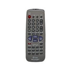 シャープ部品：リモコン/0026381196テレビデオ用〔メール便対応可〕