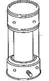 コロナ部品：燃焼筒/010706003石油ストーブ用