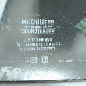 Mr.Children / SOUNDTRACKS 【初回生産限定盤Vinyl】〈LPレコード〉 (未使用品) ミスターチルドレン ミスチル 桜井和寿 サウンドトラックスの画像2
