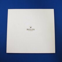 ロレックス ROLEX 腕時計 カタログ （サイズ208mm×195mm）★1996年頃★非売品★中古（シミ有り）_画像1