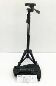 SLIK スタンドポッド GX-N 一脚兼簡易三脚 保存袋付き カメラ用 アクセサリー 雲台 撮影 自撮り スリック