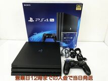 【1円】PS4 Pro 本体 セット 1TB ブラック SONY PlayStation4 CUH-7200B 動作確認済 箱 コントローラー プロ DC09-692jy/G4_画像1