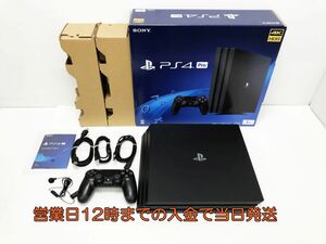 【1円】PS4 Pro ジェット・ブラック1TB (CUH-7200BB01) ゲーム機本体 初期化動作確認済み 1A1000-1150e/G4