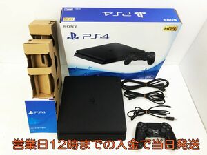 【1円】PS4 本体 PlayStation 4 ジェット・ブラック 500GB (CUH-2100AB01) 初期化・動作確認済み 1A0601-1296yy/G4