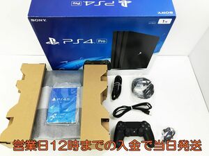 【1円】PS4 本体 PlayStation 4 Pro ジェット・ブラック 1TB (CUH-7000BB01) 初期化・動作確認済み 1A0601-1305yy/G4