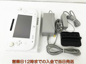 【1円】任天堂 WiiU 本体 セット 32GB ホワイト ニンテンドーWii U 動作確認済 白 Shiro DC08-085jy/G4