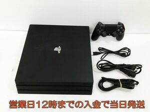 【1円】PS4 本体 PlayStation 4 Pro ジェット・ブラック 1TB( CUH-7100BB01) 初期化・動作確認済み 1A0733-086yy/G4
