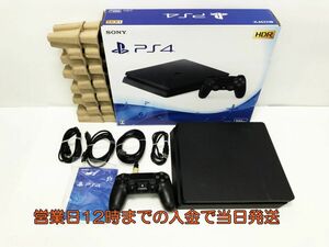 【1円】PS4 ジェット・ブラック 500GB (CUH-2200AB01) ゲーム機本体 初期化動作確認済み 1A1000-1205e/G4