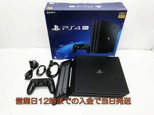 【1円】PS4 Pro ジェット・ブラック 1TB( CUH-7100BB01) ゲーム機本体 初期化動作確認済み 1A3000-160e/G4