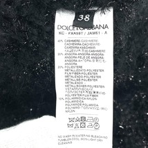 未使用 DOLCE&GABBANA ドルチェアンドガッバーナ FXA59T ドルマンスリーブ アンゴラ カーディガン_画像9