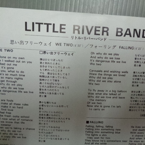 リトル・リバー・バンドLITTLE RIVER BAND/思い出フリーウェイWE TWO★シングル 初回カラーレコードの画像3