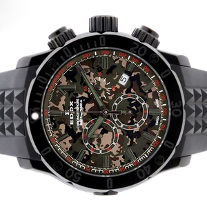 [ worldwide limitation 500ps.@/ domestic regular / attached equipping ]EDOX Ed ks Chrono offshore 1 chronograph camouflage camouflage 101221-37N1-VM1 men's clock 