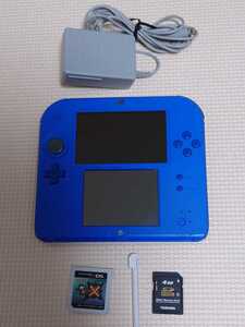 2DS 本体 充電器 タッチペン SDカード モンスターハンタークロス