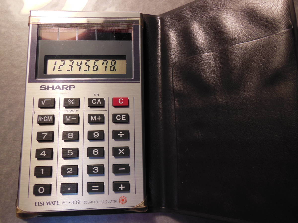 ヤフオク! -レトロ 電卓(シャープ)の中古品・新品・未使用品一覧