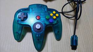 ニンテンドー64 コントローラブロス クリアブルー