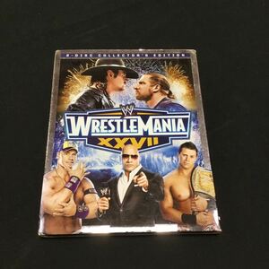  Blue-ray Blu-rayDisc WWE WRESTLE MANIA XXVII 2-DISC COLLECTOR*S EDITION Professional Wrestling 0651191949229 2 sheets set disk beautiful goods 
