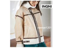 INGNI（イング）ボアムートン リバーシブル フライトジャケット ボンバージャケット 未使用品_画像1