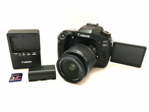 スマホとつながる♪Canon EOS 80D レンズキット♪安心フルセット♪