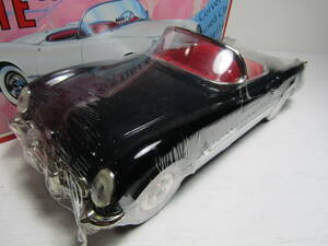 コルベット 50s Made in Japan CORVETTE CONVERTIBLE TYPE 1953 ブラック 1/18位 日本製 箱オリジナルやけアリ 未展示品 本体シュリンプ