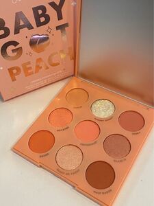 カラーポップ baby got peach アイシャドウパレット