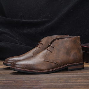 デザートブーツ メンズブーツ ショートブーツ チャッカブーツ 短靴 紳士靴 ブラウン 24.5cm~28.5cm