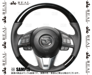 REAL レアル オリジナル (ブラックウッド/ブラックユーロステッチ)　アクセラスポーツ　BMEFS/BM5FS/BM5AS/BM2FS　2013/11～ (MZA-BKW-BK