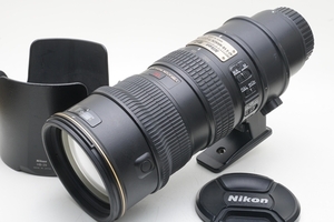 【フジヤカメラ】ジャンク品 Nikon AF-S VR ED 70-200mm F2.8G IF ブラック (専用フード付き) ニコン AF一眼レフ用 大口径望遠ズームレンズ