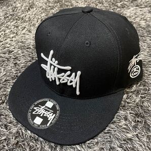 STUSSY ステューシー スナッフバック キャップ 帽子 黒