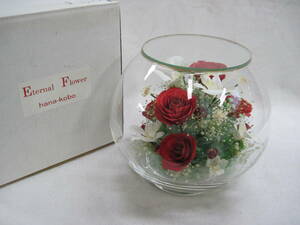  Eternal flower glass case flower atelier preserved flower flower arrangement interior ornament 