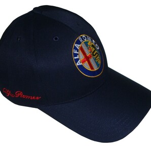 【送料無料】ALFAROMEO アルファロメオ CAP キャップ 帽子 濃紺