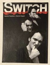 雑誌 Switch 1994年11月号 Vol.12 No.4 クエンティン・タランティーノ　デニス・ホッパー　竹中直人_画像1