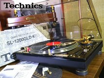 良品 Technics SL-1200GLD 500台限定レコードプレーヤー 純正シェル/M44G/サブウエイト/元箱等付属品多数 当社整備/調整済品 Audio Station_画像1