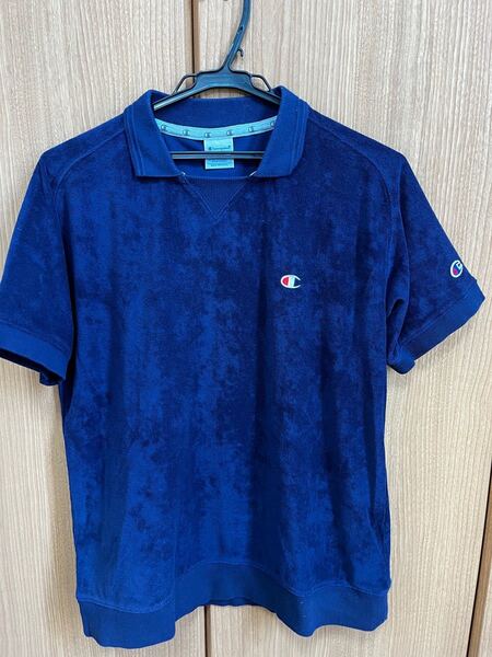 チャンピオン Champion ポロシャツ ゴルフ Mサイズ 紺