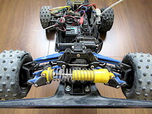 1980年代？ TAMIYA タミヤ 1/10 電動RC 4輪駆動 レーシングバギー サンダーショット 4WD 組み立てジャンク品(田宮模型ラジコンカー_画像5