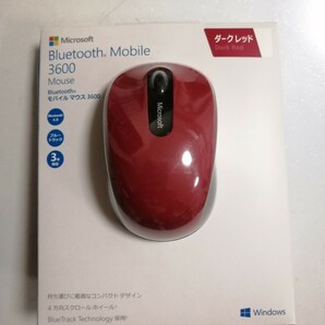 Bluetooth Mobile Mouse 3600 PN7-00017 （ダークレッド）