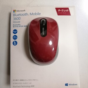 Bluetooth Mobile Mouse 3600 PN7-00017 (ダークレッド)