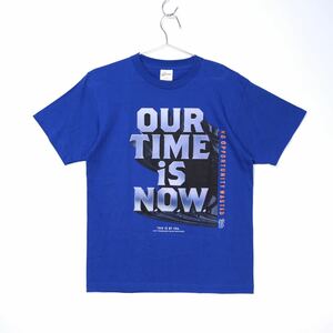 【送料無料】横浜DeNAベイスターズ/Tシャツ(OUR TIME IS N.O.W.)/2017年/スローガン/Mサイズ