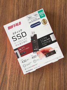 BUFFALO スティック SSD-PUT500U3-BKA 500GB