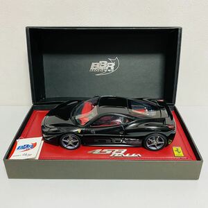 [ secondhand goods ]BBR MODELS 1/18 scale Ferrari 458 ITALIA Ferrari black 50 piece limitated model car minicar 
