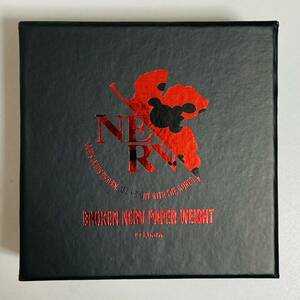 【中古品】グルーヴガレージ エヴァンゲリオン BROKEN NERV PAPER WEIGHT ネルフ ペーパーウェイト