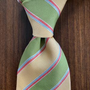 Calvin Klien Calvin Klein necktie beige × green 