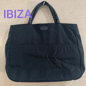 イビザ IBIZA ナイロン 型押し レザー革 パッチワーク バッグ A4