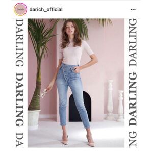 Darich ラップストレートデニム ダーリッチ ジーパン Sサイズ ジーンズ 美脚