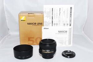 ★元箱・取説付きの新品級★ Nikon ニコン 単焦点レンズ AF-S NIKKOR 50mm f/1.4G フルサイズ対応 #253